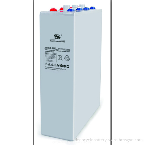 Sealed Lead Acid Gel Battery Opzv 2V3000ah Power Supply Battery